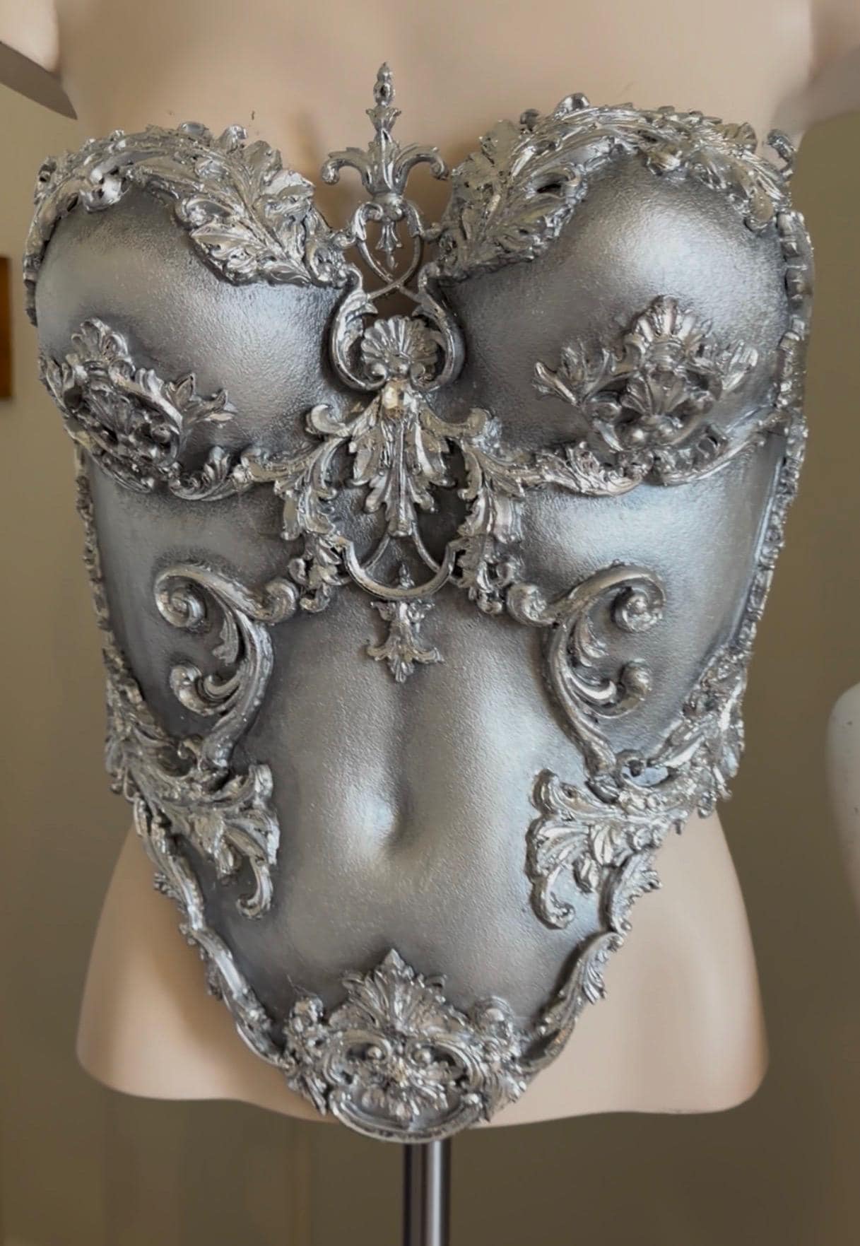 MADE TO ORDER - Full Armoured Corset in Silver or Gold