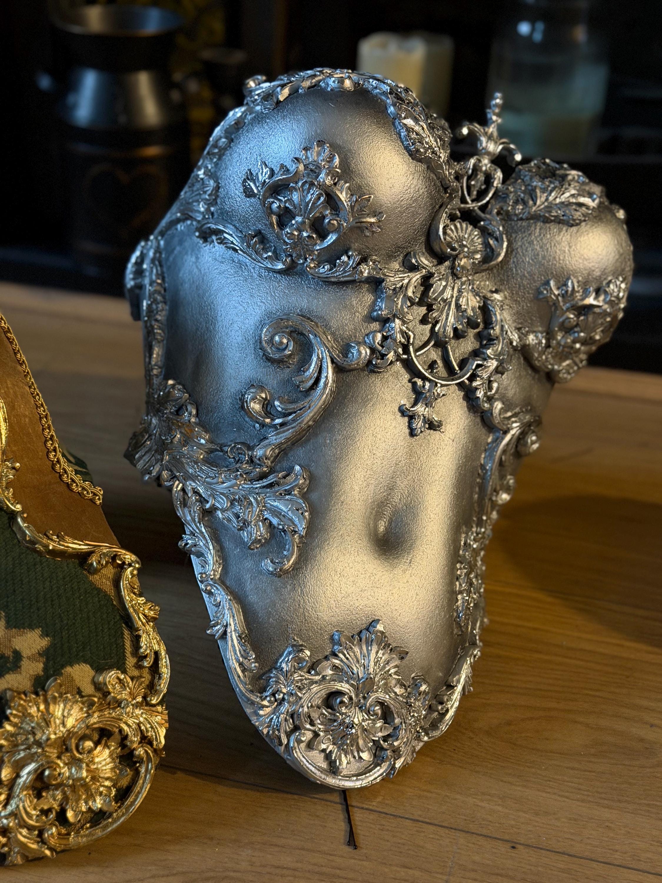 MADE TO ORDER - Full Armoured Corset in Silver or Gold