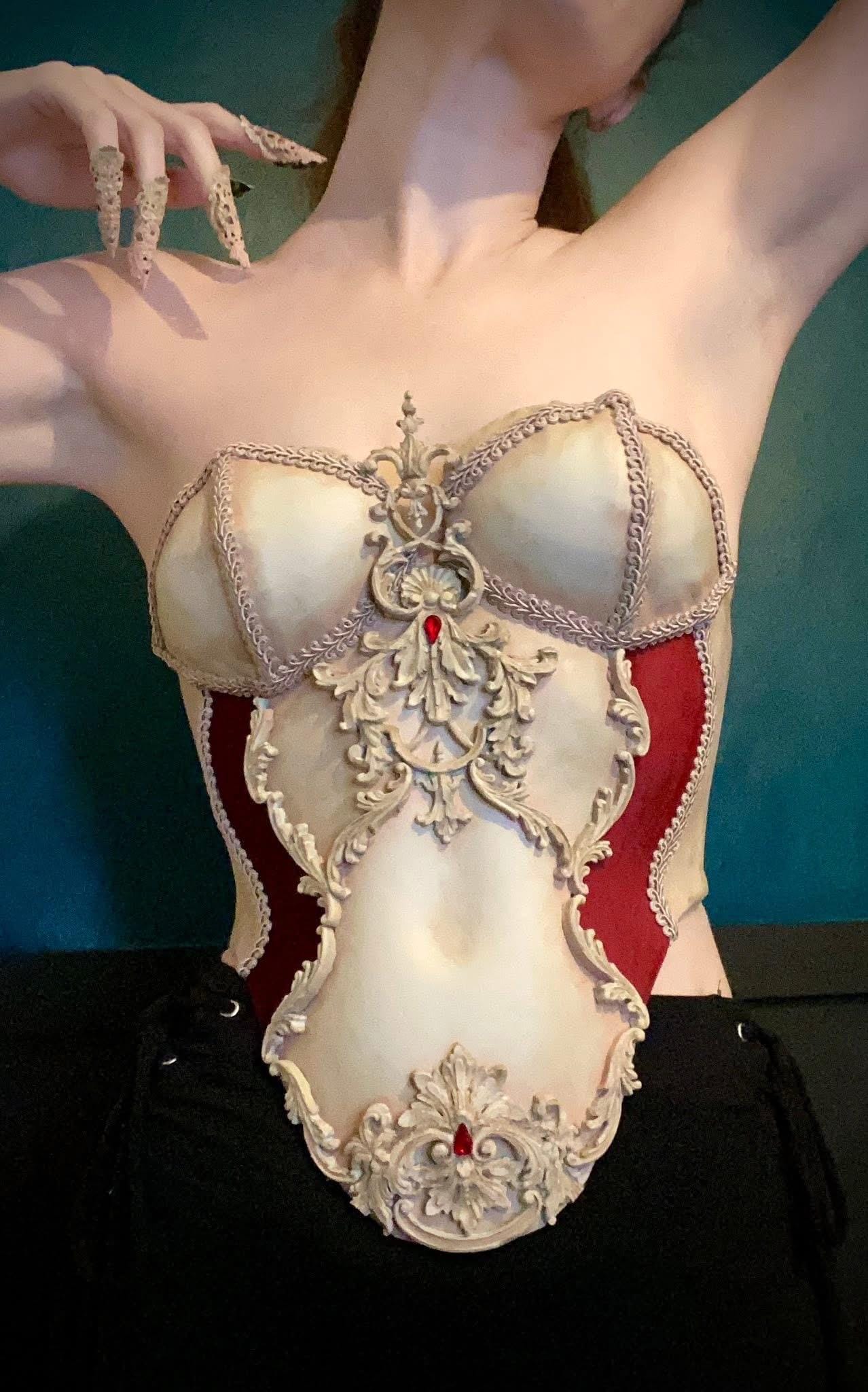 SAMPLE SALE Jezebel Full Armoured Corset (Small)